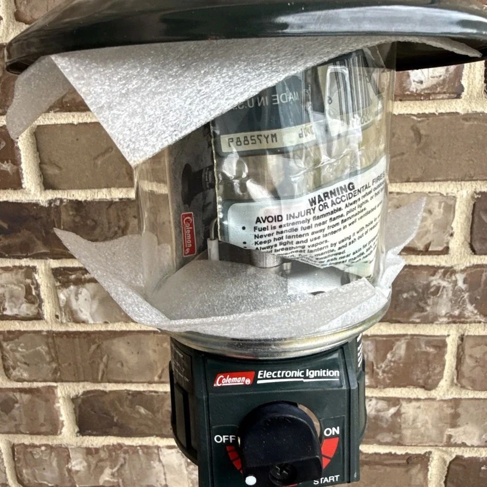 Vintage Coleman Lantern Electronic Ignition Propane Camping Model 5154A700